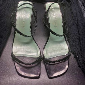 SIGERSON MORRISON NY - KITTEN HEEL SANDALS